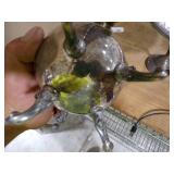 3 NICE SILVER PLATE PIECES 3 NICE SILVER PLATE PIECES
