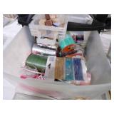 CRAFT LOT W/A LOT OF NICE BEADS A GREAT ASST OF WIRE & RIBBON AND A FEW STAMPS CRAFT LOT W/A LOT OF NICE BEADS A GREAT ASST OF WIRE & RIBBON AND A FEW STAMPS