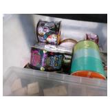 CRAFT LOT W/A LOT OF NICE BEADS A GREAT ASST OF WIRE & RIBBON AND A FEW STAMPS CRAFT LOT W/A LOT OF NICE BEADS A GREAT ASST OF WIRE & RIBBON AND A FEW STAMPS
