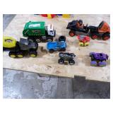 QUALITY MADE METALTRUCKS W/RUBBER TIRES SOME ARE FRICTION AND SOME ARE FREE WHEEL QUALITY MADE METALTRUCKS W/RUBBER TIRES SOME ARE FRICTION AND SOME ARE FREE WHEEL