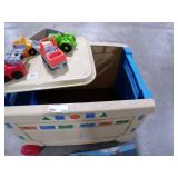 FISHER PRICE PHONE PULL TOY 4 FISHERPRICE TRUCKS W/PLAY MAT & TOY BOX ON WHEELS FISHER PRICE PHONE PULL TOY 4 FISHERPRICE TRUCKS W/PLAY MAT & TOY BOX ON WHEELS