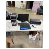 COMPAQ COMPUTER, MONITOR, KEYBOARD, MOUSE, & PRINTER COMPAQ COMPUTER, MONITOR, KEYBOARD, MOUSE, & PRINTER
