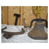 Cast Iron Bell with Hanger