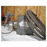 Paint Sprayer Air Source and Gun
