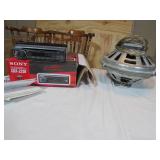 Car CD Player and Speakers