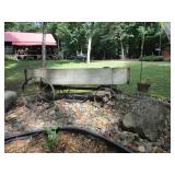 Wooden Wagon, Yard Decor