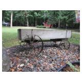 Wooden Wagon, Yard Decor