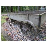 Wooden Wagon, Yard Decor
