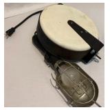 Retractable Extension Cord Reel with Work Light Retractable Extension Cord Reel with Work Light