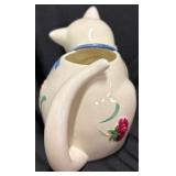 Poppies on Blue Kitten Creamer Poppies on Blue Kitten Creamer