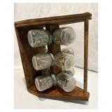Wood Hanging Nail Organizer Wood Hanging Nail Organizer