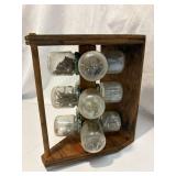 Wood Hanging Nail Organizer Wood Hanging Nail Organizer