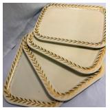 Vintage Metal Serving Trays Vintage Metal Serving Trays