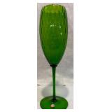 Vintage Green Tall Vase from Italy Vintage Green Tall Vase from Italy