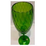 Vintage Green Tall Vase from Italy Vintage Green Tall Vase from Italy