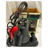 Wayne Submersible .33 HP Sump Pump Wayne Submersible .33 HP Sump Pump