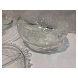3 Glass Serving Pieces 3 Glass Serving Pieces