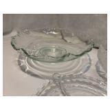 3 Glass Serving Pieces 3 Glass Serving Pieces