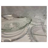 3 Glass Serving Pieces 3 Glass Serving Pieces