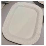 Lot of White Serving Dishes Lot of White Serving Dishes