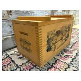 Wood Box with Hinged Lid Wood Box with Hinged Lid