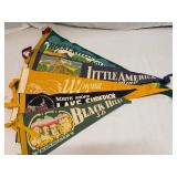 Five Vintage Pennants Five Vintage Pennants