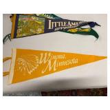 Five Vintage Pennants Five Vintage Pennants