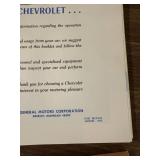 Vintage Chevy Manuals Vintage Chevy Manuals