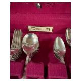 Silverplate Silverware in Chest Silverplate Silverware in Chest