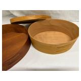 Wooden Basket and Wooden Box Wooden Basket and Wooden Box