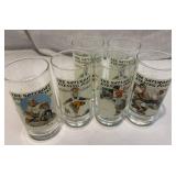 Norman Rockwell Glasses from 1980 Norman Rockwell Glasses from 1980