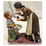 Norman Rockwell Figurine Take Your Medicine Norman Rockwell Figurine Take Your Medicine