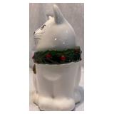 Christmas Kitty Cookie Jar Christmas Kitty Cookie Jar