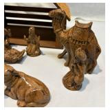 Ceramic Nativity Set with Manger Ceramic Nativity Set with Manger