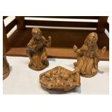 Ceramic Nativity Set with Manger Ceramic Nativity Set with Manger