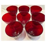 Ruby Red Water Goblets Ruby Red Water Goblets