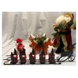 Christmas Decorations Including Vintage Santa Christmas Decorations Including Vintage Santa