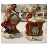 Norman Rockwell 1980 Series Christmas Ornaments Norman Rockwell 1980 Series Christmas Ornaments