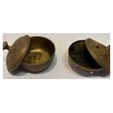 Brass Pots with Lids Brass Pots with Lids