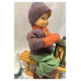 Hummel Porcelain Doll - Ride Into Christmas 1991 Hummel Porcelain Doll - Ride Into Christmas 1991