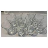 Set of Eight Water Glasses Set of Eight Water Glasses