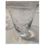 Set of Eight Water Glasses Set of Eight Water Glasses