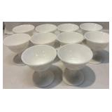 Vintage Fostoria Wistar Milk Glass Goblets Vintage Fostoria Wistar Milk Glass Goblets