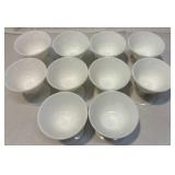 Vintage Fostoria Wistar Milk Glass Goblets Vintage Fostoria Wistar Milk Glass Goblets
