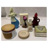 Collection of 7 Perfume and Beauty Product Containers Collection of 7 Perfume and Beauty Product Containers