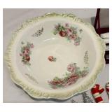 Variety of Serving Utensils and Vintage Bowl Variety of Serving Utensils and Vintage Bowl