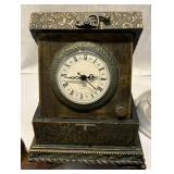 Oil Lamp, Vintage Clock, Wood Boxes, Animals Oil Lamp, Vintage Clock, Wood Boxes, Animals