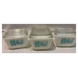 Vintage Pyrex Butterprint Refrigerator Dishes Vintage Pyrex Butterprint Refrigerator Dishes