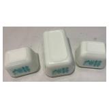 Vintage Pyrex Butterprint Refrigerator Dishes Vintage Pyrex Butterprint Refrigerator Dishes