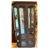 Vintage Wood Curio Cabinet Vintage Wood Curio Cabinet